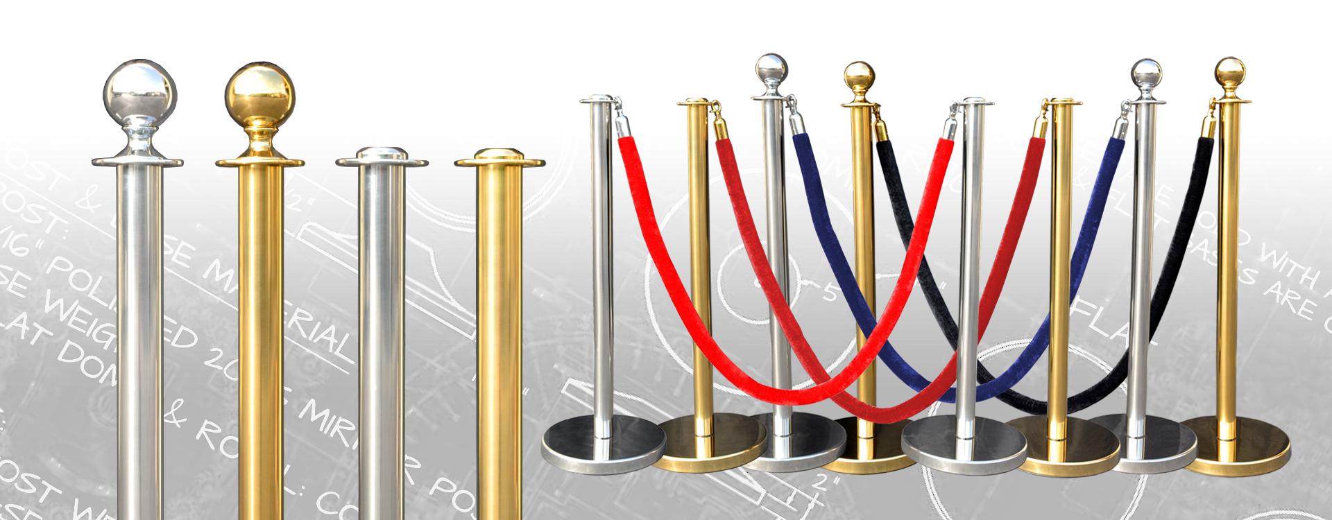 Decorative Rope Stanchions