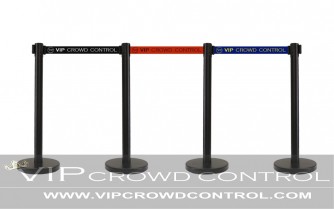 Economy Retractable Stanchion with Custom Belt