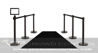 6 VIP Belt Stanchion + Sign Frame + Red Carpet