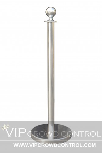 Crown Top Rope Stanchion in Mirror Finish