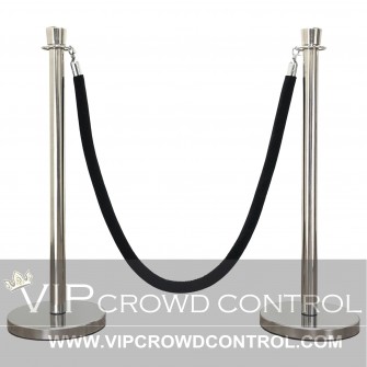 Taper Top Rope Stanchion Set in Mirror Finish