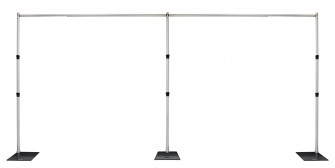 Pipe and Drape Setup with Adjustable Upright (Frame Only)