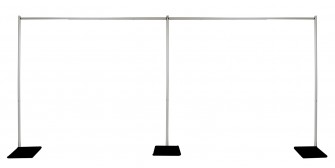 Pipe and Drape Setup with Fixed Upright (Frame Only)