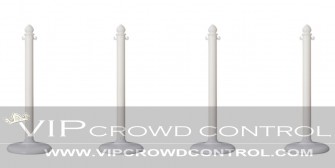Plastic Stanchion with Flat Base (4 pcs)