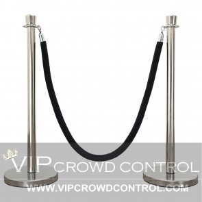 Taper Top Rope Stanchion Set in Mirror Finish