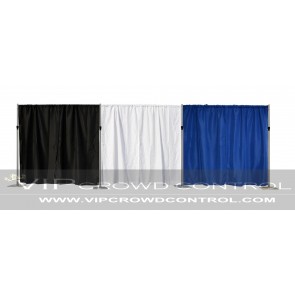 10' x 20' Pipe and Drape Setup with Adjustable Upright