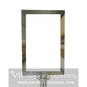 Rope Stanchion Sign Frame 11" x 17"