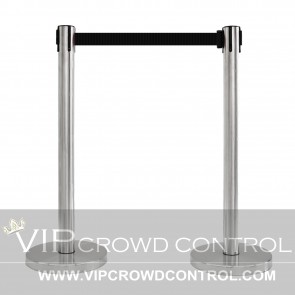 VIP Retractable Stanchion in Satin Finish in 40"H