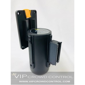 Removable Black Wall Mount Retractable Barrier