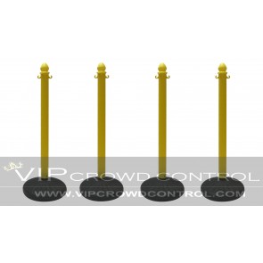 Plastic Stanchion with Dome Water Base (4 pcs)